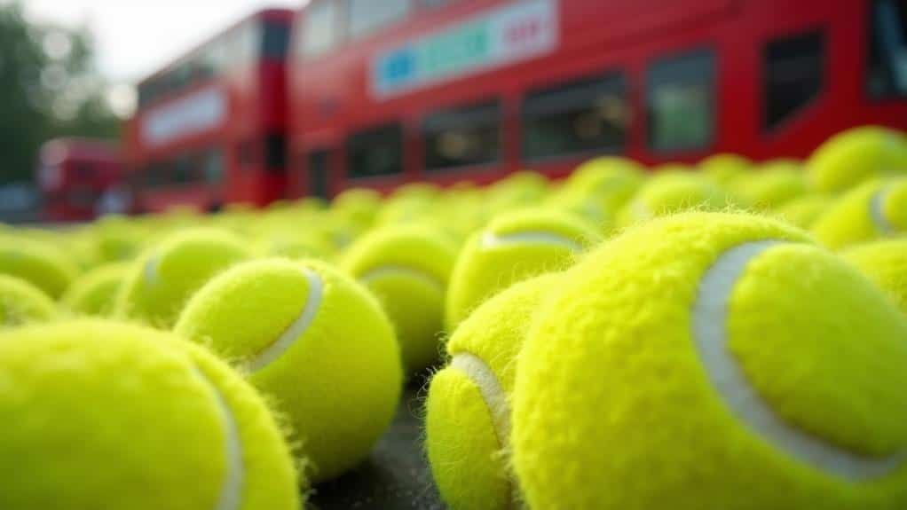 standard tennis ball size