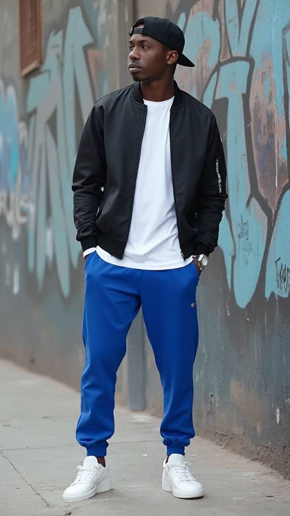 casual athletic fashion ensemble