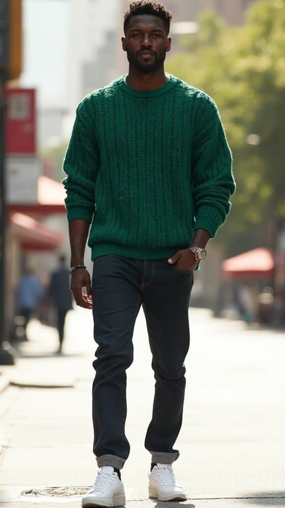 cozy and comfortable knitwear