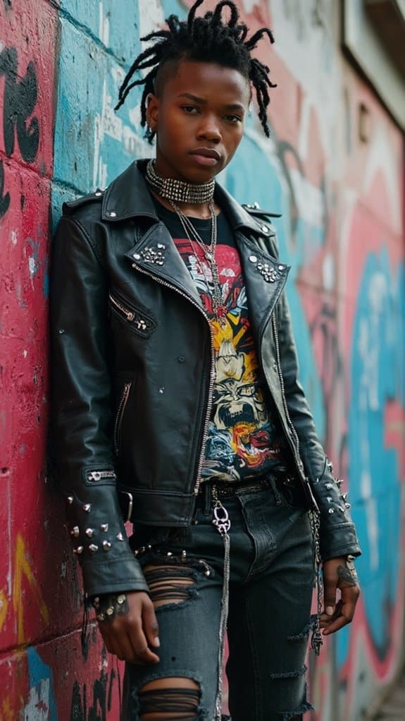 rebellious bold alternative fashion