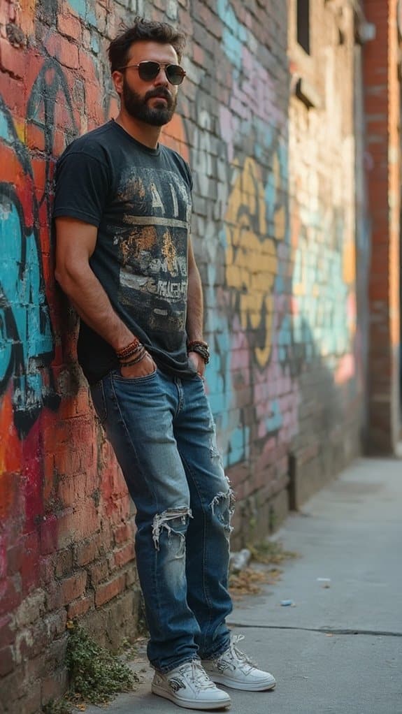 retro style with denim