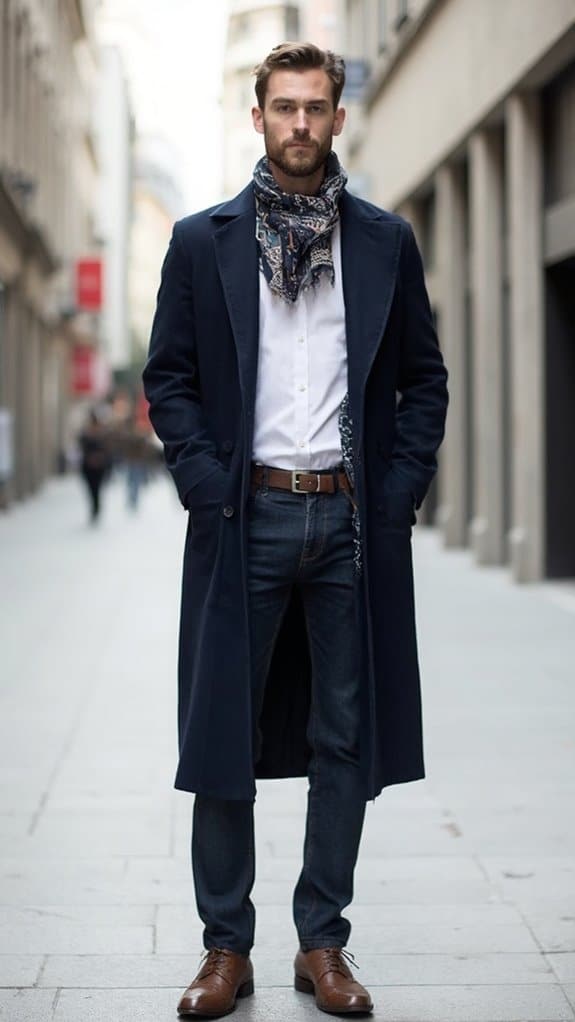 stylish long cardigan layering