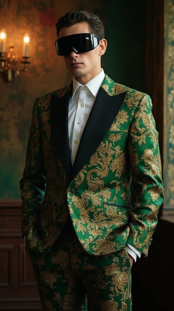 vibrant eye catching fashion statement