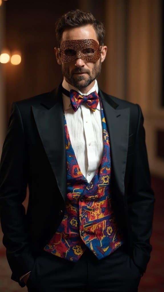 vibrant formal accessory set